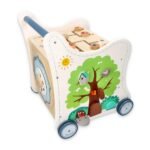 Medinė vaikštynė-stumdukas 5in1 „Miško nuotykis“