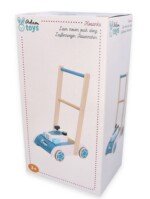 Medinė žaislinė vejapjovė su garsu