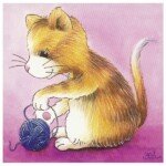 Medinės kubinės kaladėlės su gyvūnėliais