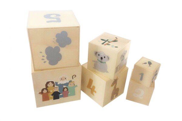 Mediniai puodeliai mažyliams