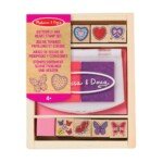 Medinis antspaudų rinkinys Drugeliai ir Širdelės