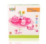 Medinis arbatos rinkinys su gėlytėmis