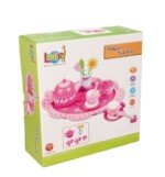 Medinis arbatos rinkinys su gėlytėmis