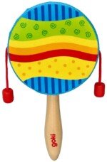 Medinis būgnelis su kamuoliukais