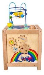 Medinis veiklos kubas su Sezamo gatvės personažais