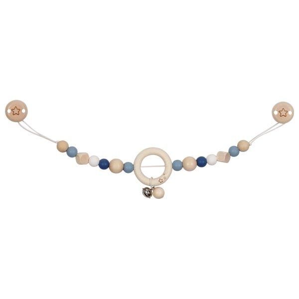 Mėlynas prisegamas vežimėlio žaislas