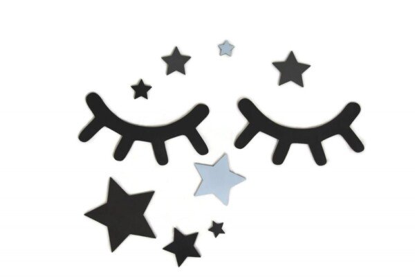 Mėlynų žvaigždučių rinkinys