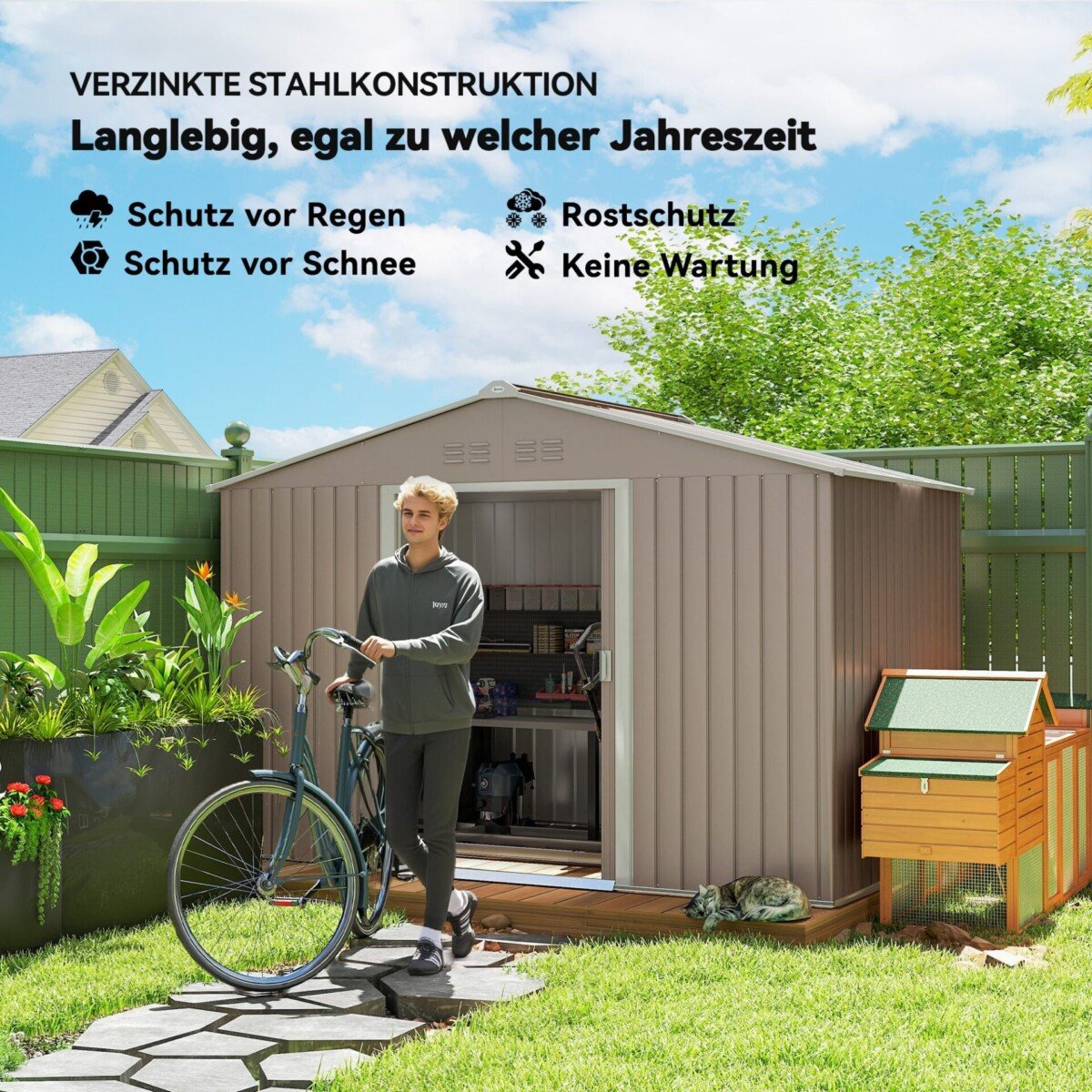 Metalinis-sodo-sandeliukas-su-stumdomomis-durimis-ir-ventiliaciniais-langais-5