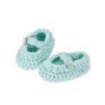 Mėtiniai nerti batukai 38 cm lėlei