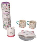 Mini espreso puodeliai su vienaragiais