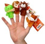 Miško gyvūnėlių pirštų lėlių rinkinys