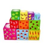 Miško tematikos kubelių dėlionė