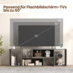 Modulinis TV staliukas su L formos lentynėlėmis (Pilka)