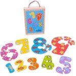 Mokomoji skaitmenų dėlionė 1-9