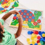 Mokomoji spalvų mozaika