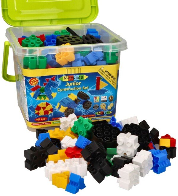 Morphun konstravimo kaladėlių rinkinys, 200 dalių