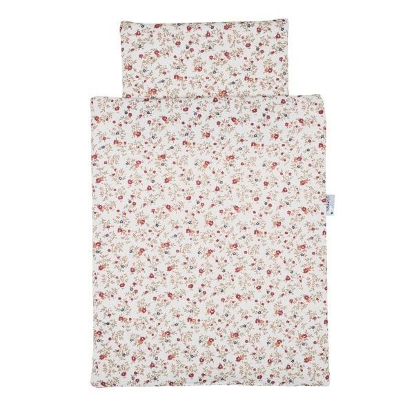 Muslininė lėlių patalynė su alyvuogių šakelėmis