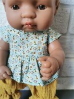 Muslino rinkinys 32 cm lėlėms