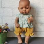 Muslino rinkinys 32 cm lėlėms