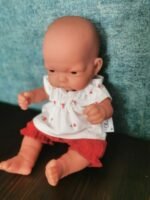 Muslino rinkinys lėlėms 21 cm 'Vyšnios'