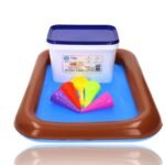 NaturSand Kinetinis smėlis 3 kg su ledų formelėmis ir kibirėliu