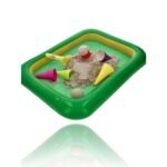 NaturSand Kinetinis smėlis 3 kg su ledų formelėmis ir kibirėliu