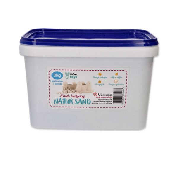 NaturSand Kinetinis smėlis 3 kg su ledų formelėmis ir kibirėliu