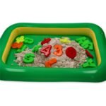 NaturSand kinetinio smėlio rinkinys su formelėmis ir smėlio dėže, 3 kg