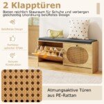 Apatinė spintelė su sėdyne ir lentynomis (Natūrali)