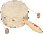 Natūralus būgnelis su karoliukais