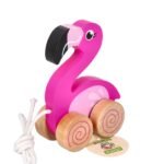 Nature Planet Medinis Traukiamas Flamingas