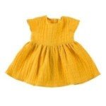 OLIMI Muslino suknelė Plumetti Medaus, 32 cm