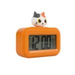 Oranžinis žadintuvas su kačiuku