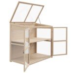 Medinis šiltnamis su reguliuojama vidine lentyna