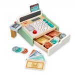 Pastelinis kasos aparatas – medinis žaislas