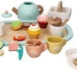 Pastelinis žaislinis arbatos rinkinys