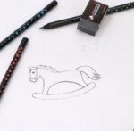 Pieštukų, trintuko ir drožtuko rinkinys 3 viename Jolly Next Gen