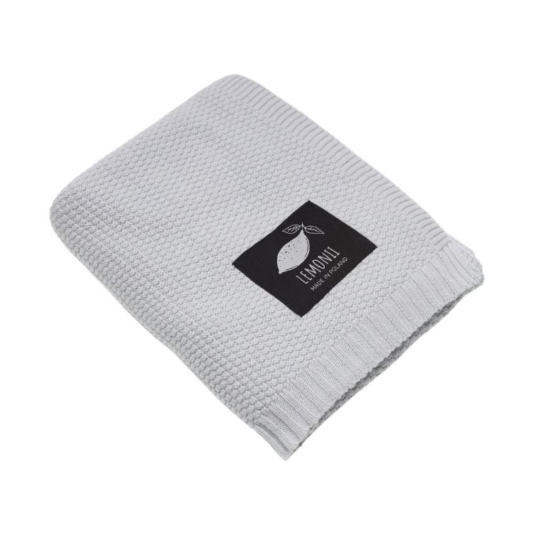 Pilka antklodė kūdikiams iš 100% medvilnės Pilka antklodė kūdikiams iš 100% medvilnės