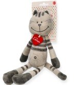 Pilkas pliušinis kačiukas Matteo