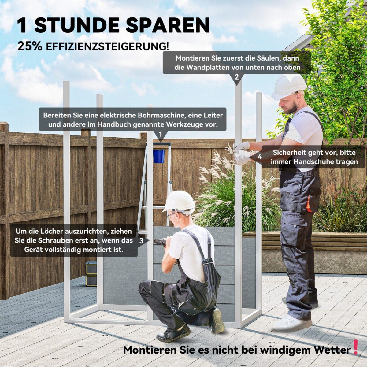 Plastikinis sodo sandėliukas su langu ir rakinamomis durimis