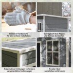 Plastikinis sodo sandėliukas su langu ir rakinamomis durimis