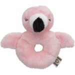 Pliušinis barškutis Flamingas kūdikiui