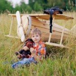 Pliušinis šuniukas pilotas 45 cm