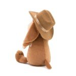 Pliušinis žaislas basetas Bilis Vesternas 36 cm