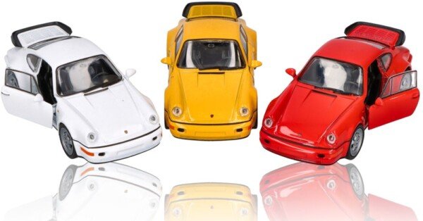 Porsche 911 Turbo (964) metalinis modelis, mastelis 1:36