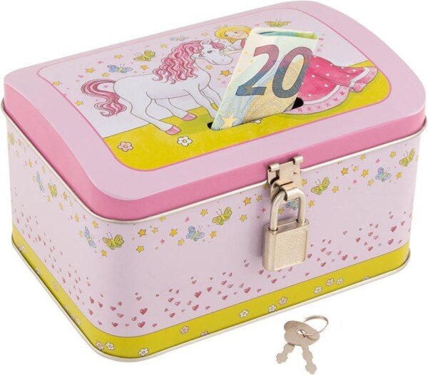 Princesės taupyklė su rakteliu