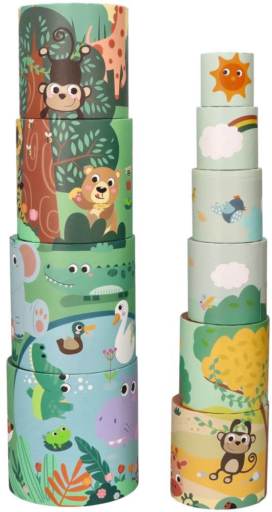 Puodelių piramidė „Safari“