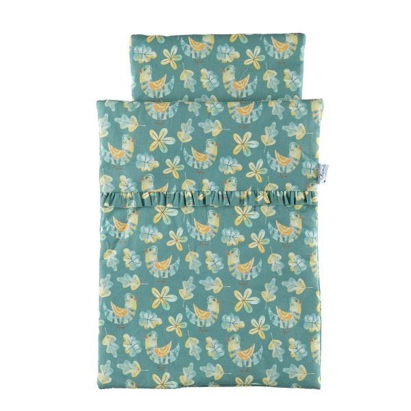 Raukinių lėlių patalynė „Miško paukšteliai“