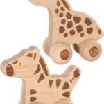 Safari gyvūnėliai ant ratukų