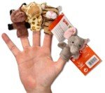 Safario pirštų lėlės